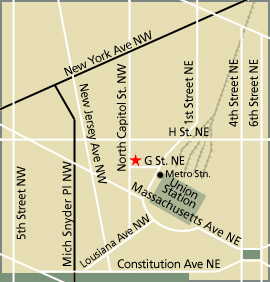 Map of Crosby Group Washington DC Office